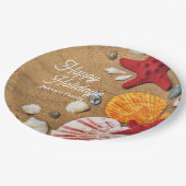 Seeschifffahrt im tropischen Meer - Sommerurlaub a Pappteller (Schrägansicht)