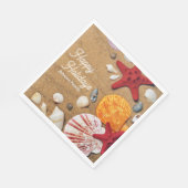 Seeschifffahrt im tropischen Meer - Sommerurlaub a Serviette (Ecke)