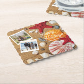 Seeschifffahrt im tropischen Meer - Sommerurlaub a Untersetzer (angewinkelt)