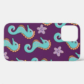 Seeschifffahrt mit Seepferden Case-Mate iPhone Hülle (Rückseite (Horizontal))