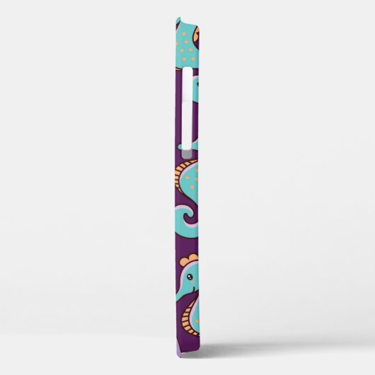 Seeschifffahrt mit Seepferden Case-Mate iPhone Hülle (Rückseite / Links)