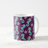 Seeschifffahrt mit Seepferden Kaffeetasse (VorderseiteRechts)