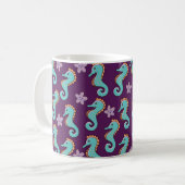 Seeschifffahrt mit Seepferden Kaffeetasse (Vorderseite Links)