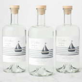 Seeschifffahrt personalisierte Hochzeit Alkoholflaschenetikett (Flaschen)