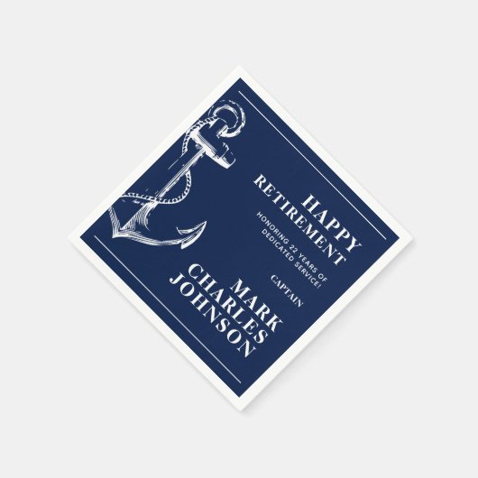 Seeschifffahrt Serviette (Ecke)