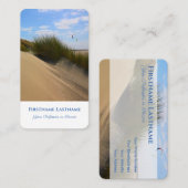 Seeschifffahrt und Dünenreise Agent Stil Visitenkarte (Vorne/Hinten)