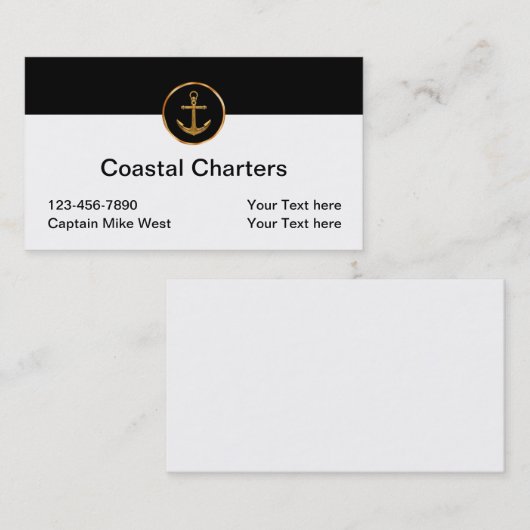 Seeschifffahrt Visitenkarte (Vorne/Hinten)