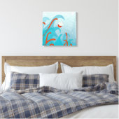 Seeschifffahrts-Seeungeheuer Leinwanddruck (Insitu (Schlafzimmer))