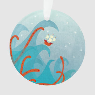 Seeschifffahrts-Seeungeheuer Ornament