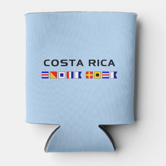 Seeschifffahrtsflaggen von Costa Rica Dosenkühler (Vorderseite)