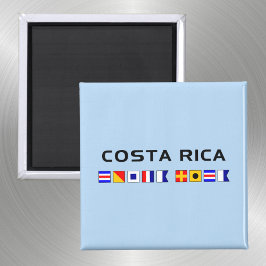 Seeschifffahrtsflaggen von Costa Rica Magnet