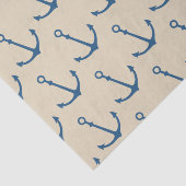 Seeschiffs-Anker-Muster Seidenpapier (Ausschnitt)