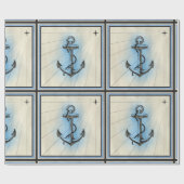 Seeschiffsankerpapier Geschenkpapier (Flach)