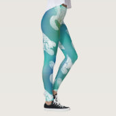 Seeschildkröte-blaue Aqua-Leggings Leggings (Rechts)
