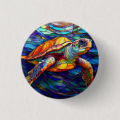 Seeschildkröte Button (Vorderseite)