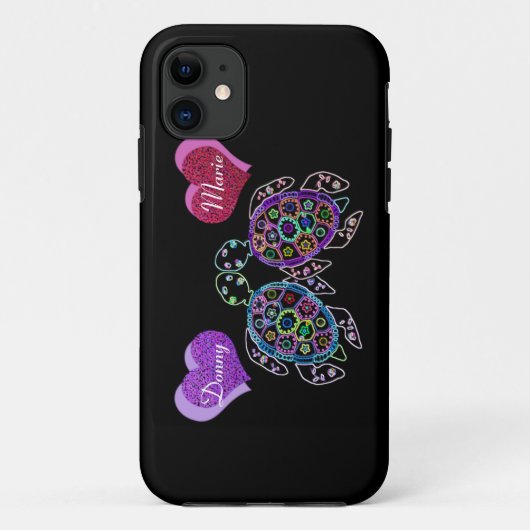 Seeschildkröte-Liebe-Lied Case-Mate iPhone Hülle (Rückseite)