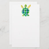 Seeschildkröte-Liebe-Sammlung Briefpapier (Vorne/Hinten)