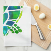 Seeschildkröte-Liebe-Sammlung Geschirrtuch (Viertel Falte)