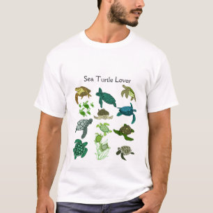 Seeschildkröte-Liebhaber-Shirt T-Shirt