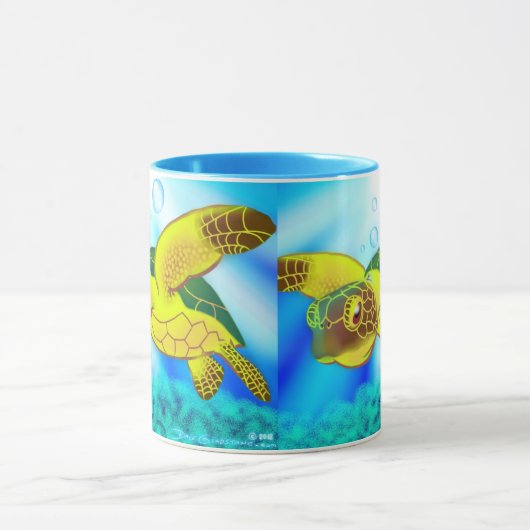 Seeschildkröte-Tasse 12c Tasse (Zentrum)