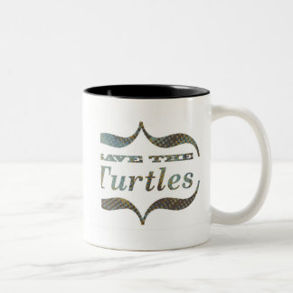 Seeschildkröte-Tasse Zweifarbige Tasse