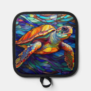 Seeschildkröte Topflappen