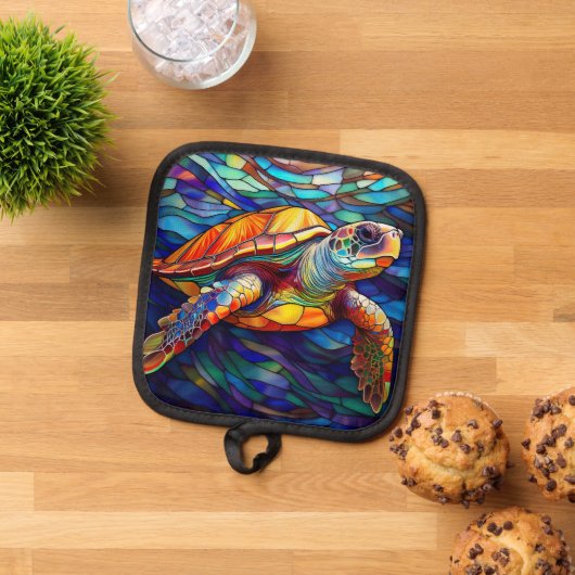 Seeschildkröte Topflappen (Oben Unten)