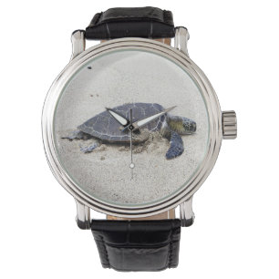 Seeschildkröte-Vintage Uhr