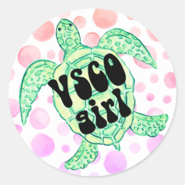 Seeschildkröte vsco Girl Sticker