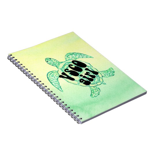 Seeschildkröte-Vsco-Mädchen-Notebook Notizblock (Rechte Seite)
