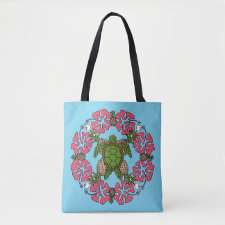 Seeschildkrötemandala-Tasche Tasche