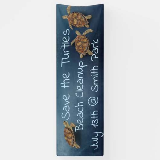 Seeschildkröten Banner (Vertikal)