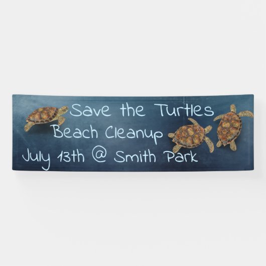 Seeschildkröten Banner (Horizontal)