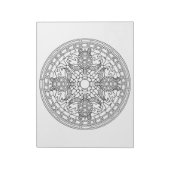 Seeschildkröten Seatura Mandala Muster Farbbuch Nr Notizblock (Rotiert)