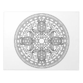 Seeschildkröten Seatura Mandala Musterfarbbuch Notizblock