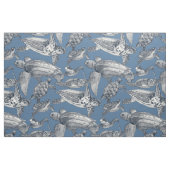Seeschildkröten Stoff (Fat Quarter (45,7 x 55,9 cm))