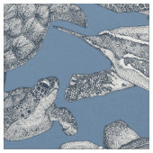 Seeschildkröten Stoff (Nahaufnahme)
