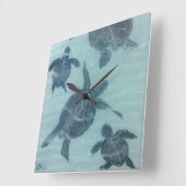 Seeschildkröten: Uhr der tropischen Ozeanwand (Winkel)