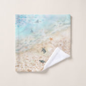 Seeschildkrötenfahrt Badhandtuch Set (Waschlappen)