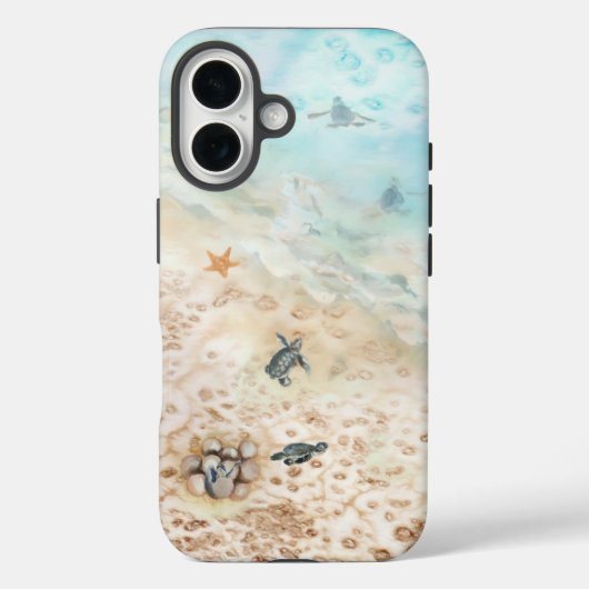 Seeschildkrötenfahrt Case-Mate iPhone Hülle (Rückseite)
