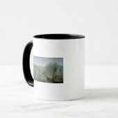Seeschlacht mit der spanischen Flotte Tasse (Vorderseite Links)