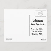 Seeschloss Saida 2 Postkarte (Rückseite)