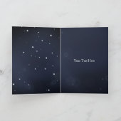 Seeschneeflocken Winterhochzeit Danke (Innenseite)