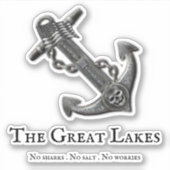 Seeschriffe des Chromankers Aufkleber (Vorderseite)