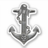 Seeschriffe des Chromankers Aufkleber (Vorderseite)