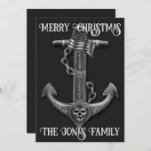 Seeschriffe des Chromankers Einladung (Vorne/Hinten)