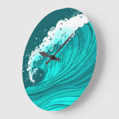 Seeschwalbe Große Wanduhr (Winkel)