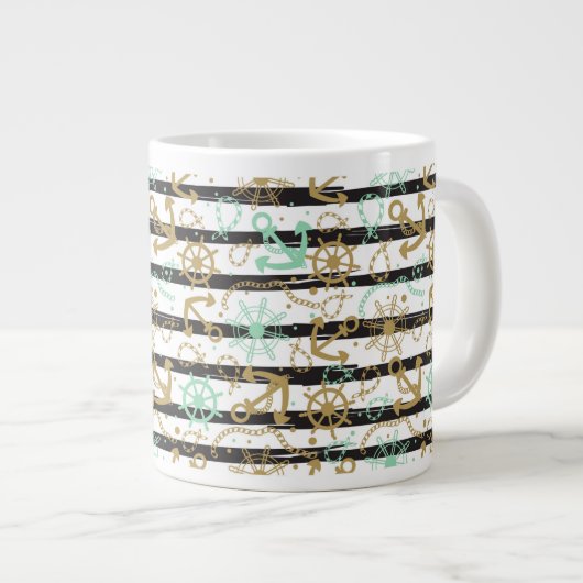 Seeschwalbe Jumbo-Tasse (Vorderseite Rechts)
