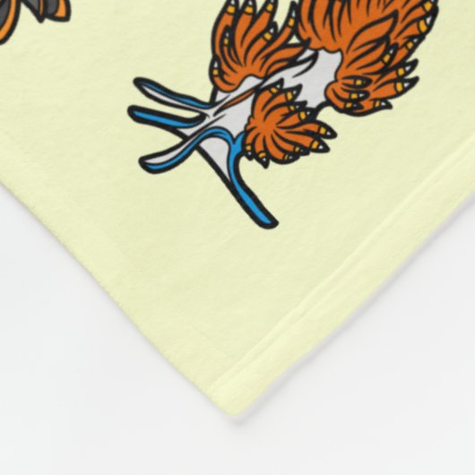 Seeschwalbe Nacktschnecke Fleece Blanket (Ecke)