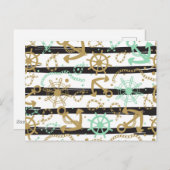 Seeschwalbe Postkarte (Vorne/Hinten)